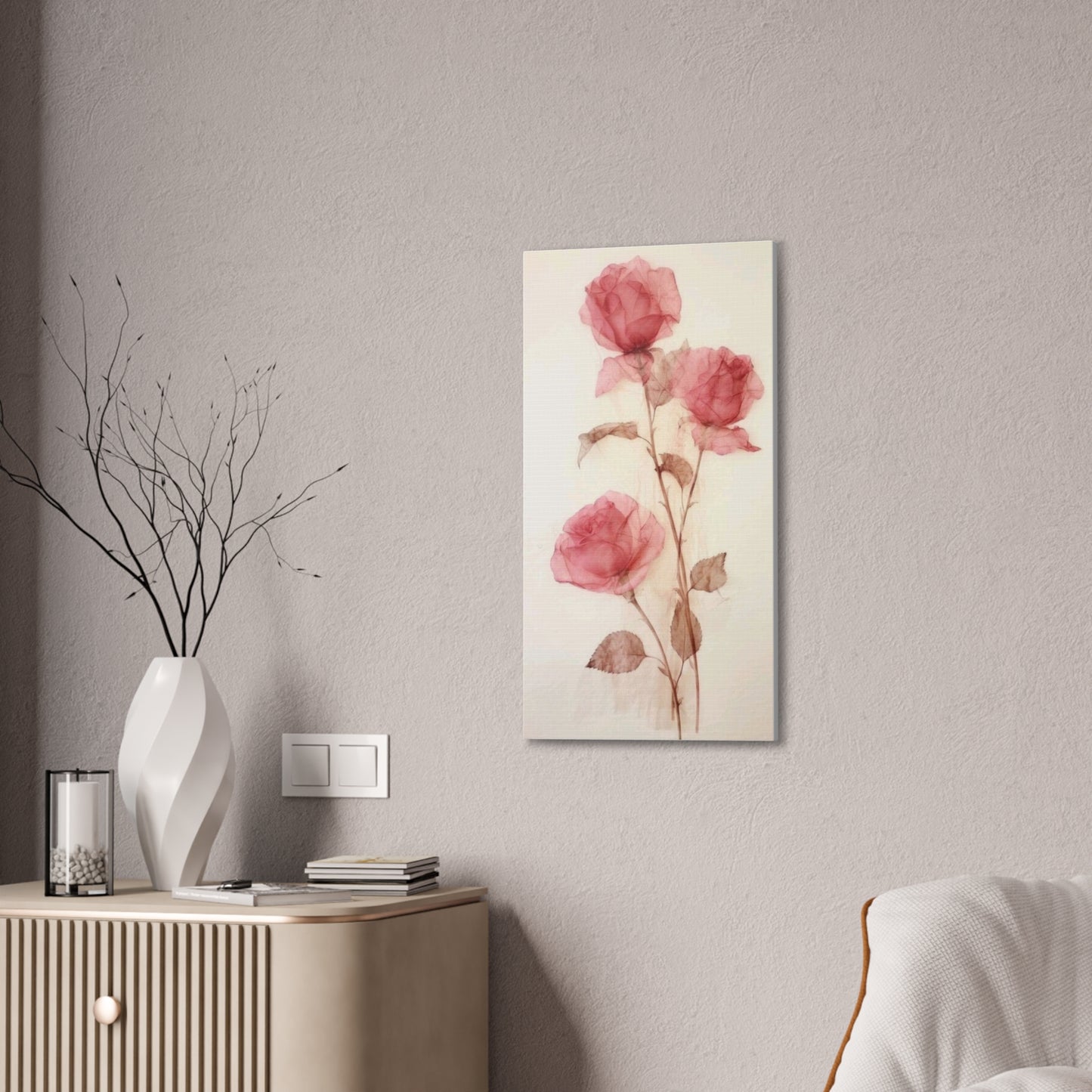 A touch of a vintage flower