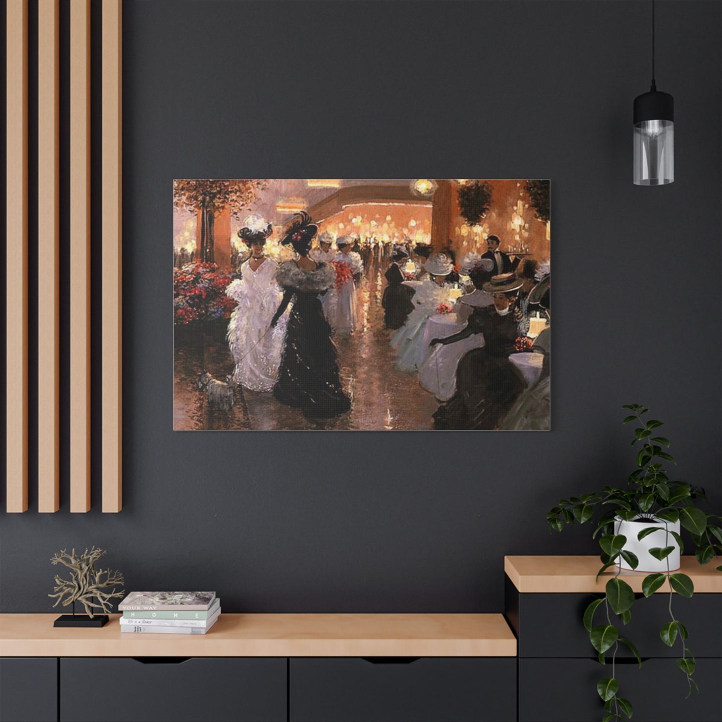 Somewhere around midnight