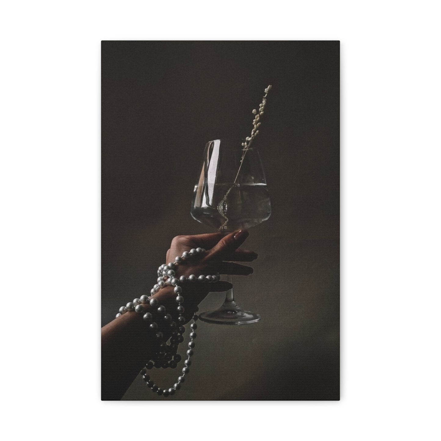 Elegant Wine and Pearls