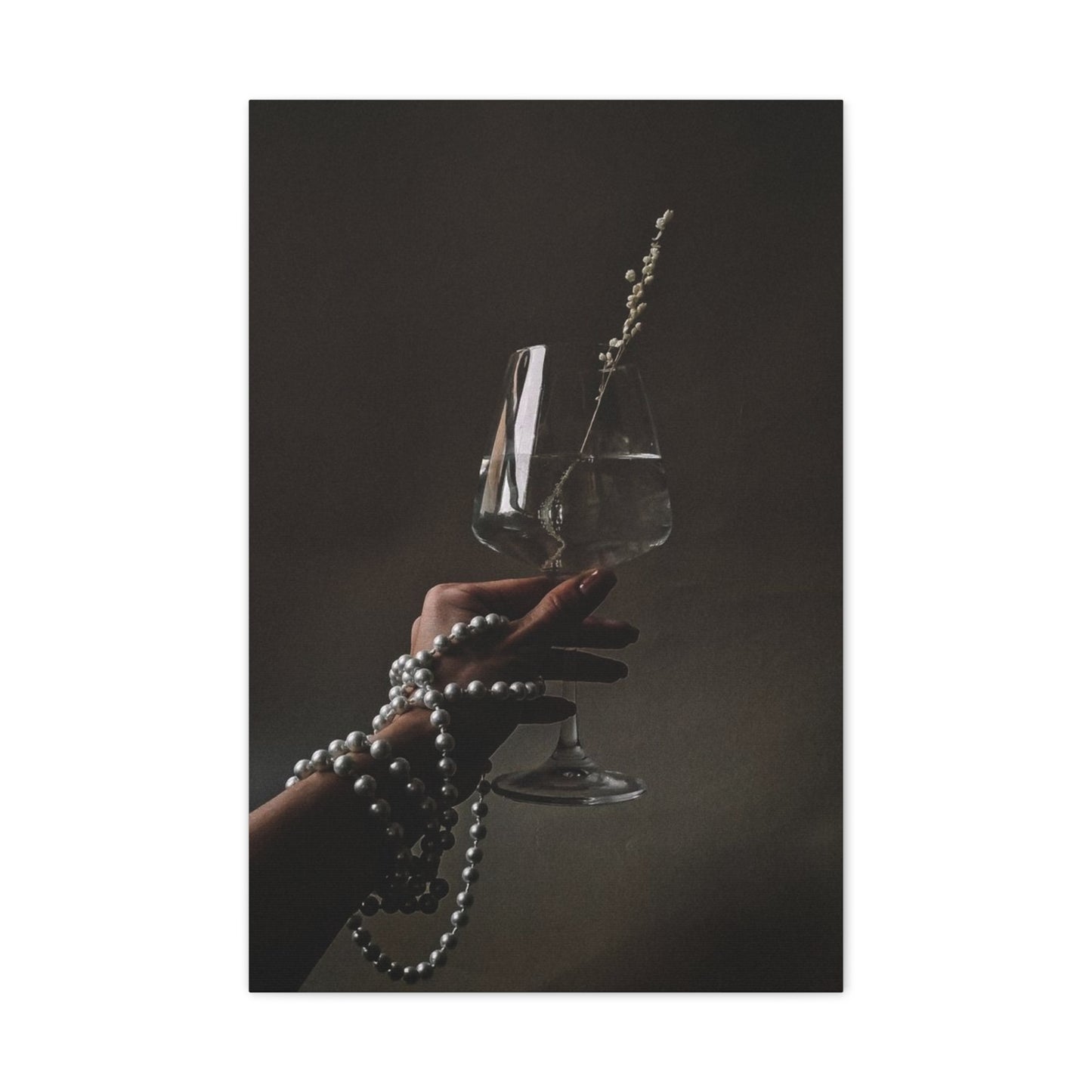 Elegant Wine and Pearls