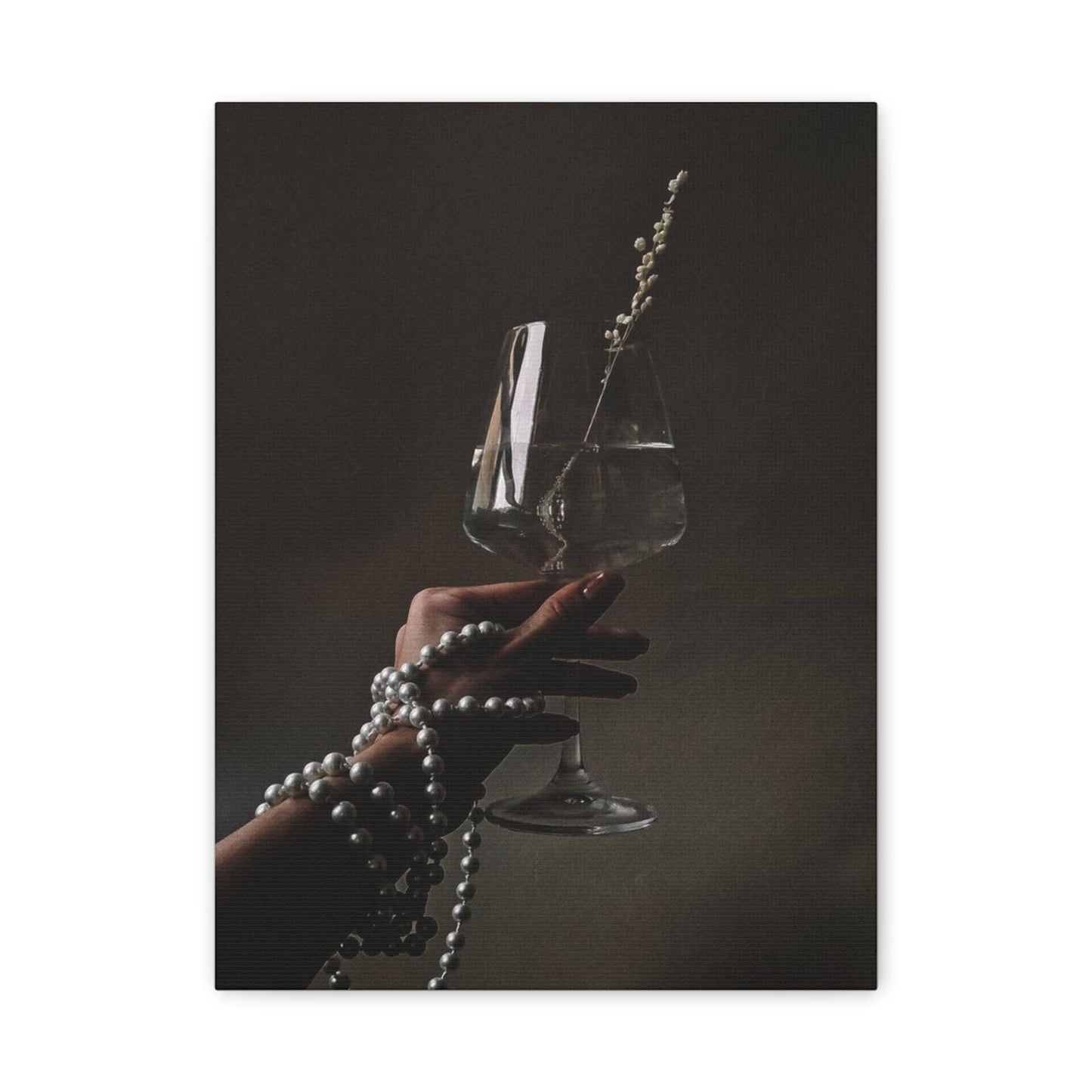 Elegant Wine and Pearls