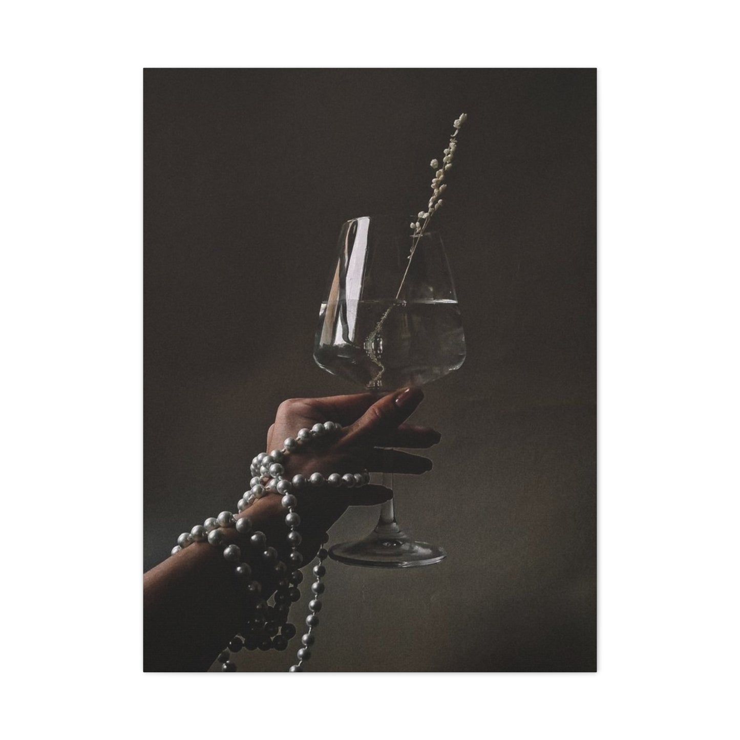 Elegant Wine and Pearls