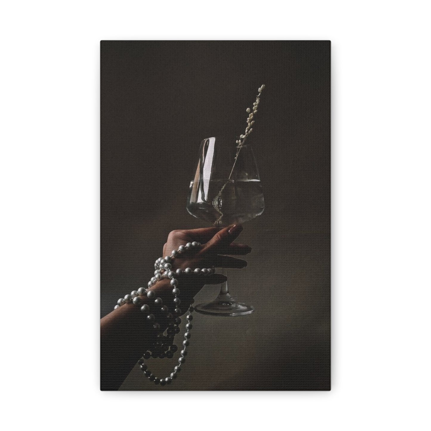 Elegant Wine and Pearls
