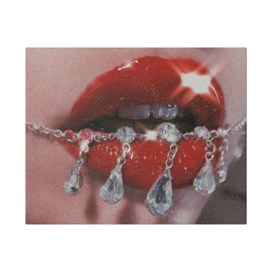 Funky red lips